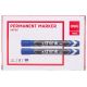 Deli Permanent Marker Chisel Tip 1.5-5mm Blue #EU10130