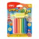 Deli Plasticine 6 col N W 60g Assorted #ED75011
