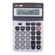 Deli Calculator Metal-12 Digits Silver #E1222