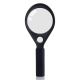 Deli Magnifier Large Glass 3X Black #E9091