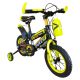 12 Inch Kids Bicycle Black and Yellow Sports look with support wheel FN2022-12