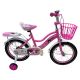 16 Inch Children's Bicycle with back seat, Pink FN2026-16