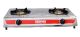 Geepas Stainless Steel Double Burner Gas Cooker Automatic Ignition GK5605