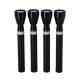 Krypton Rechargeable LED Flashlight 4 Pcs Combo 3Sc