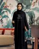 Layered Black Abaya Gown