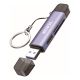 Mowsil SD Card Reader USB 3.0/USB C OTG Dual Slot Memory 3 in1
