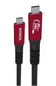 Mowsil USB4 Thunderbolt 4 -USB-C to USB-C Video Cable Up to 8K @ 60Hz Resolution, 40Gbps-240W-2 Meter
