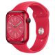 Apple Watch Series 8 GPS, 45mm (PRODUCT)RED Aluminum Case with (PRODUCT)RED Sport Band