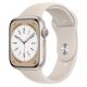 Apple Watch Series 8 GPS, 45mm Starlight Aluminum Case with Starlight Sport Band