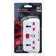 Kadris 13 Amp 2Way Multiplug -7314