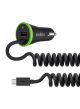 Belkin Boost Up Universal Car Charger With Micro USB Cable 17Watts Black