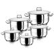 Hascevher Gastro 10 Pcs Cookware Set