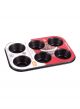 Betty Crocker 6-Cup Texas Muffin Pan Grey 26.5 x 18.5 x 3 Cm