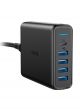 Anker Premium 60W 5-Port Desktop Charger 10.3x8x2.9 cm Black