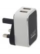 Xcell HC 221 Dual USB Smart Phone Charger Black/White