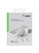 Belkin Boost Up USB-C Wall Charger 18W And USB-C To Lightning Cable White