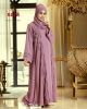 Pink Open Gown Abaya