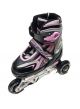 Soccerex adjustable Inline and balanced roller skates for all ages. (Pink) LF-947