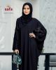 Plain Black Kaftan Abaya