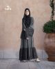 Pleated/ Ruffle Green Abaya