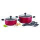 Prestige 7-Piece Non-Stick Cookware Set PR20424 (Red)