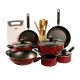 Prestige Classique 16-Piece Non-Stick Cookware Set PR21234 (Red)