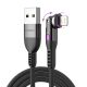 STATIK 360 Degree Rotatable PowerPivot Nylon Cable USB-A to Lightning Cable 1 Meter