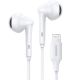 UGREEN Wired Earphones with Type-C Connector (White)