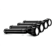 Impex Rechargeable LED Flashlight 4 Pcs Combo (CB 2224)