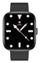 Swiss Military ALPS4 Smart Watch Black Frame with Black Silicon Strap BLKF-BLKSS