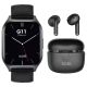 Xcell G11 Smart Watch Black and Soul 17 Pro True Wireless Earbuds Black/ White