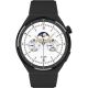 Xcell Elite 4 Smart Watch with Black Metal Frame Black Silicon Strap