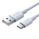 UGREEN USB-A 2.0 to USB-C Cable Nickel Plating 2m (White)