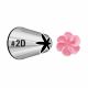 Wilton Drop Flower Large Tip # 2D, Carded