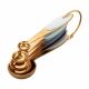 Wilton Navy & Gold Nesting Measuring Spoons, Set of 5