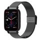 Xcell G3-Talk Smartwatch with Stainless Steel Strap Black