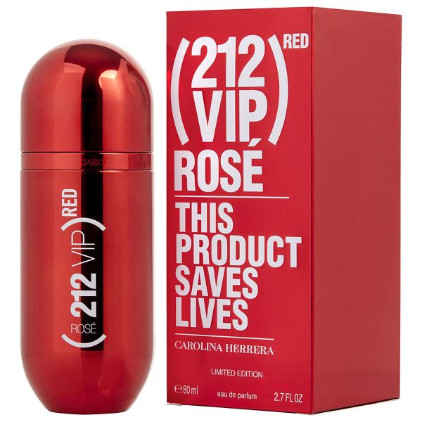 Carolina Herrera 212 VIP Rose Red EDP For Women 80Ml