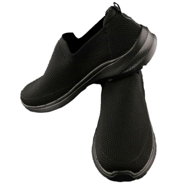 Mens Slip On Comfort Shoes Black 1