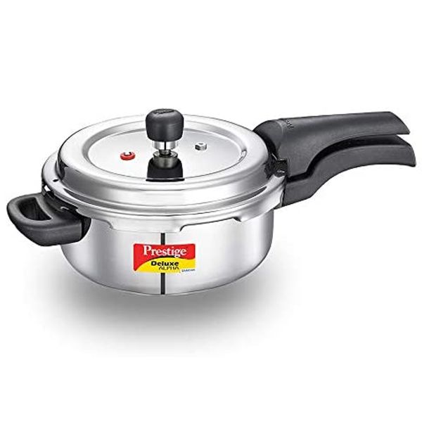 Buy Prestige S S 3 Ltr Svachh DLX Alpha Handi Cooker online at the best price bawwaba.om Oman online shopping Oman