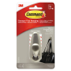 3M Command Medium Brushed Nickel Metal Hooks
