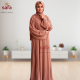 Pan Leaf design Abaya in Chiffon fabric
