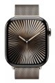 Apple Watch Series 10 GPS + Cellular 46MM Natural Titanium Case with Natural Milanese Loop (M/L)