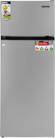 Geepas Double door Refrigerator 240 Liter Silver GRF2400SXE