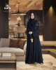 Light Weight Black Closed Abaya with Doori Work