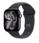 Apple Watch Series 11 GPS 42mm Jet Black Aluminium Case with Black Sport Band M/L