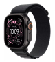 Apple Watch Ultra 3 GPS + Cellular 49mm Black Titanium Case with Black Alpine Loop Large
