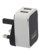 Xcell HC 221 Dual USB Smart Phone Charger Black/White