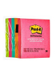 3M Pack Of 5 Neon Collection Post It Notes Set Multicolour