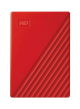 WD My Passport External Hard Drive Worldwide 2TB Red