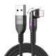 STATIK 360 Degree Rotatable PowerPivot Nylon Cable USB-A to Lightning Cable 2 Meter